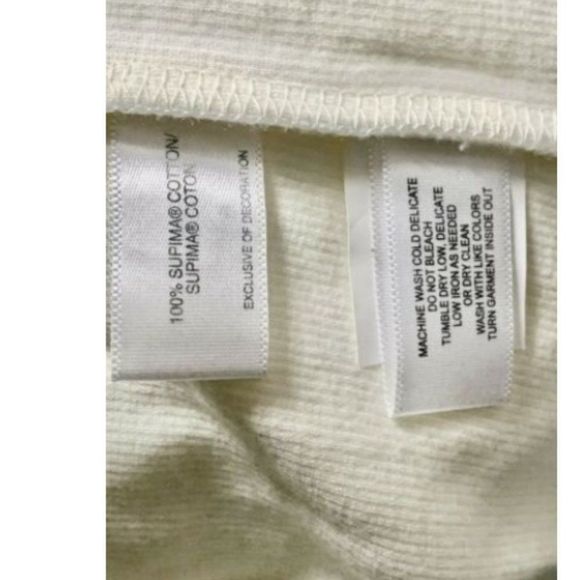 Cutter & Buck Mens Sweater Pullover Ivory 1/4 Zip  Sz 3X Supima Cotton - Pockets - Picture 4 of 4